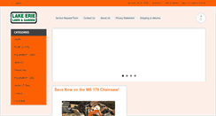 Desktop Screenshot of lakeerielawn.com